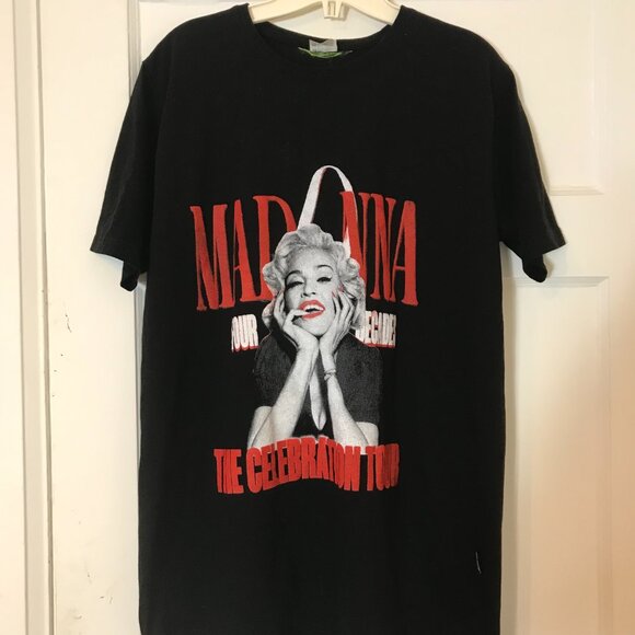 Madonna T-Shirt Concert Fan Celebration Tour Four Decades 2023 Size Large Used - Picture 6 of 8